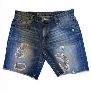 Mossimo Destroyed Five Pocket Jean Cotton Short